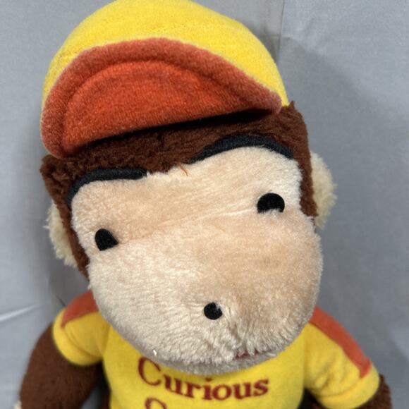 Vintage Knickerbocker 14” Curious George Plush Stuffed Animal Monkey Yellow - Picture 2 of 10